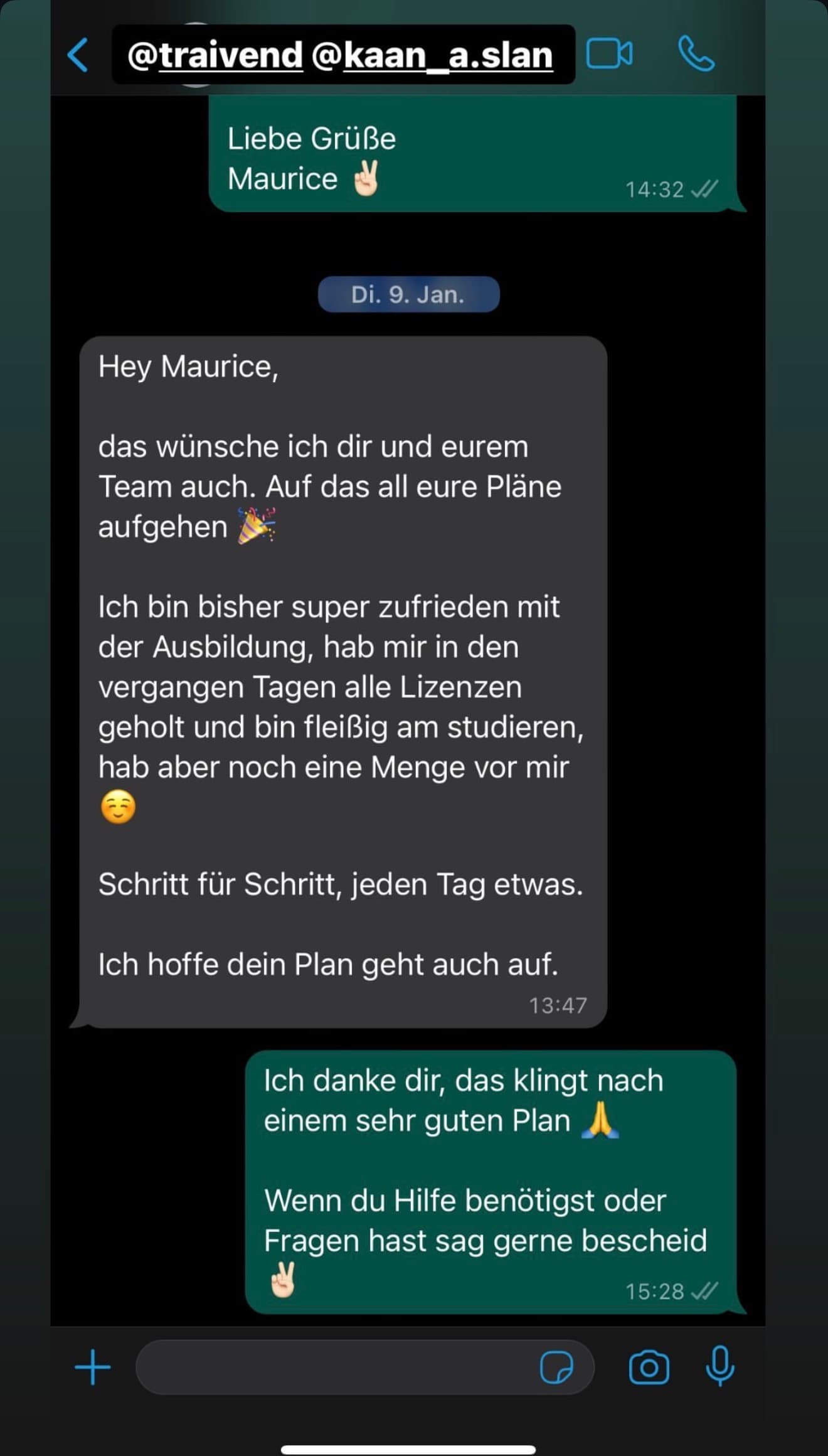 Feedback aus der Traivend Community