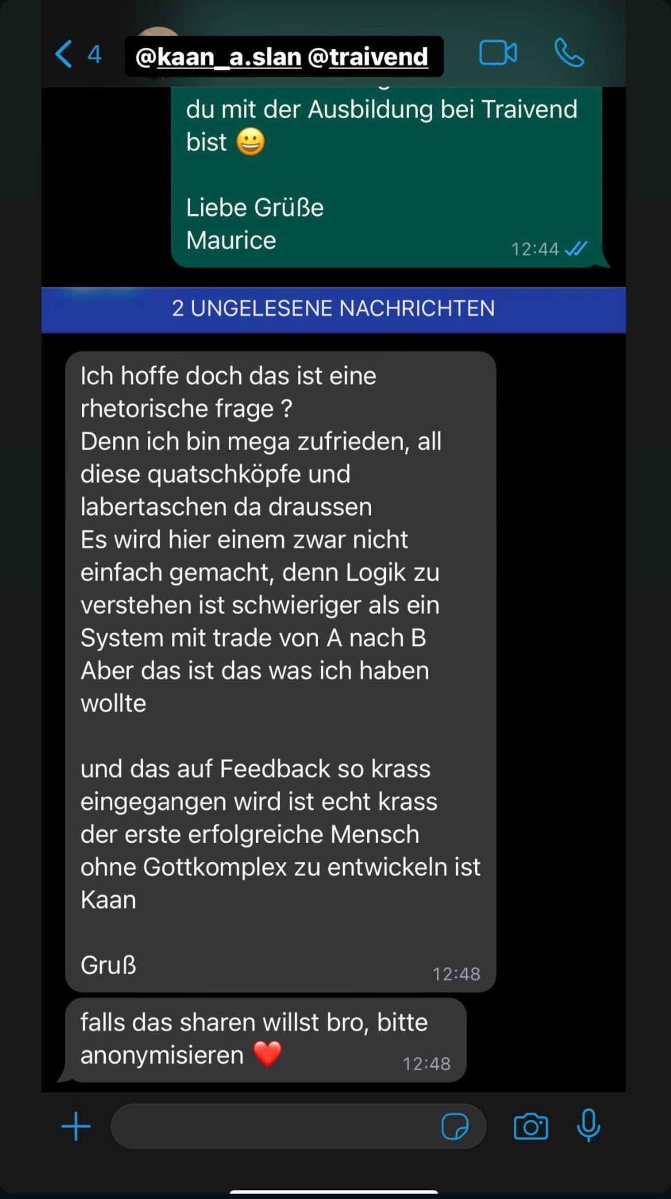 Feedback aus der Traivend Community