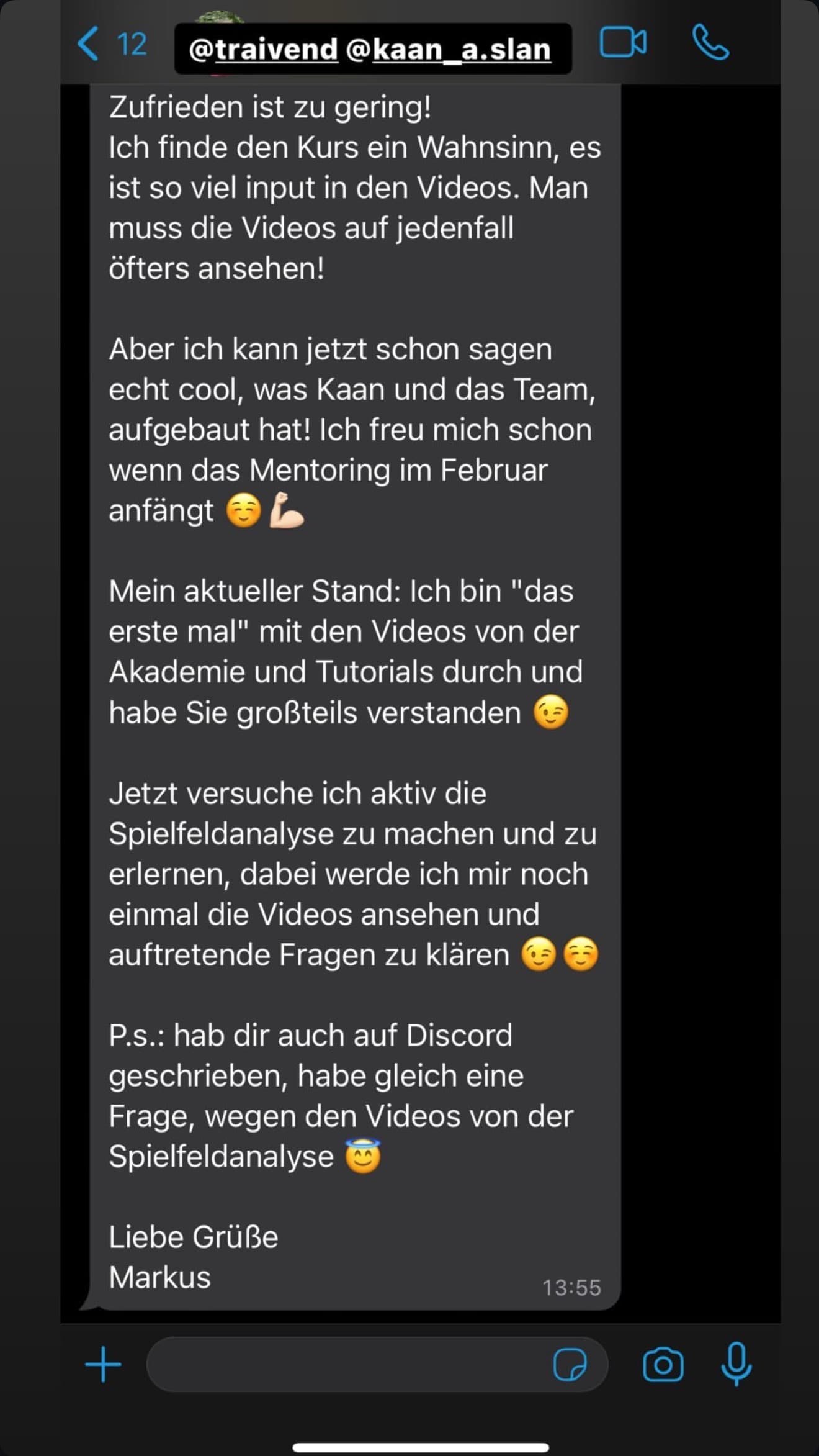 Feedback aus der Traivend Community