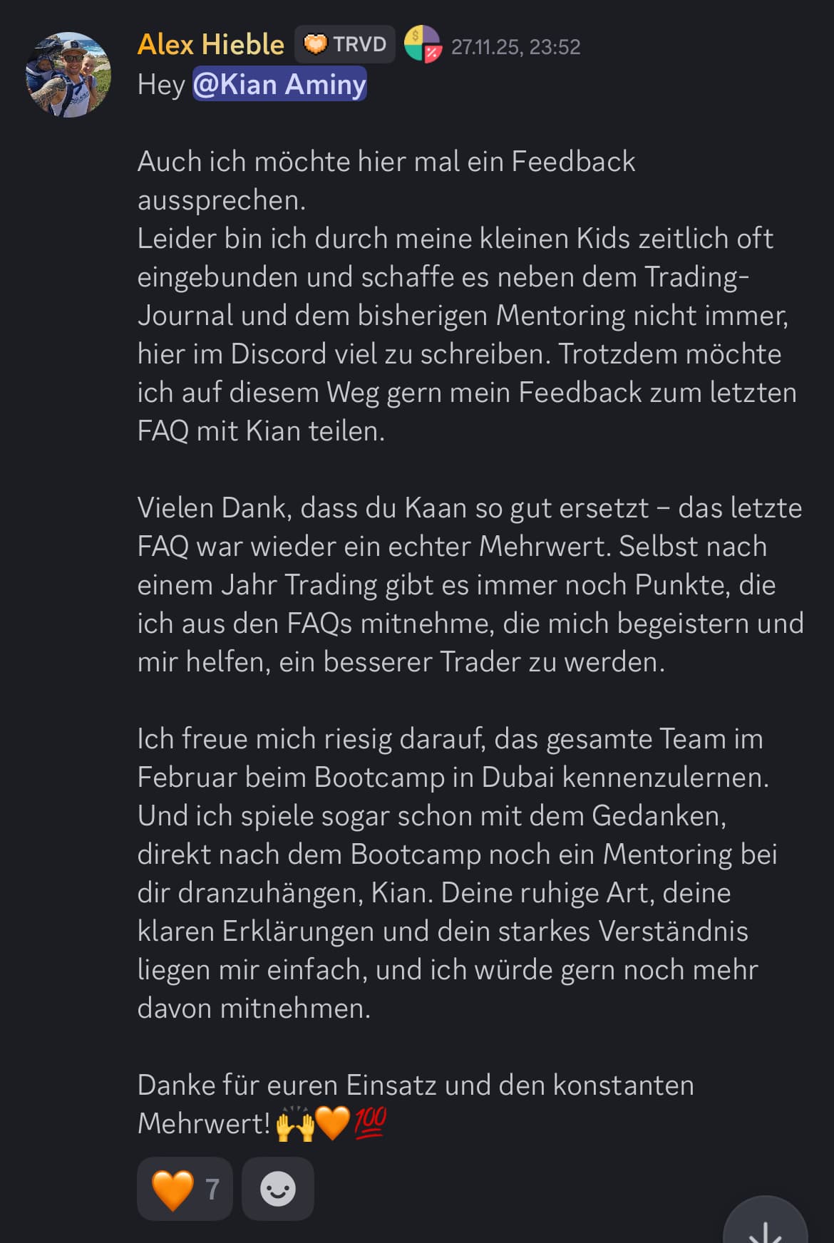 Feedback aus der Traivend Community
