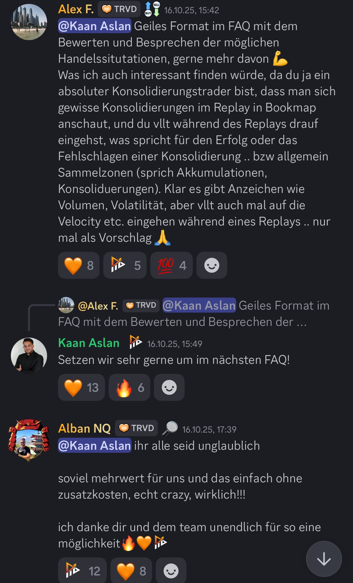 Feedback aus der Traivend Community
