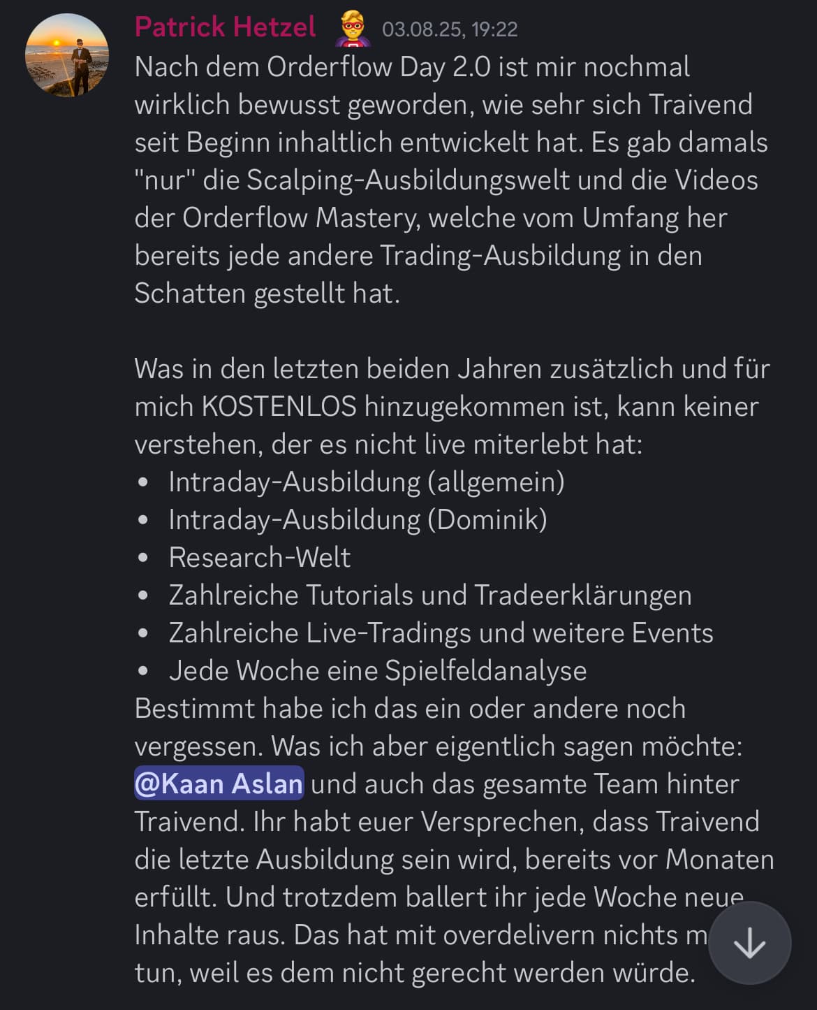 Feedback aus der Traivend Community