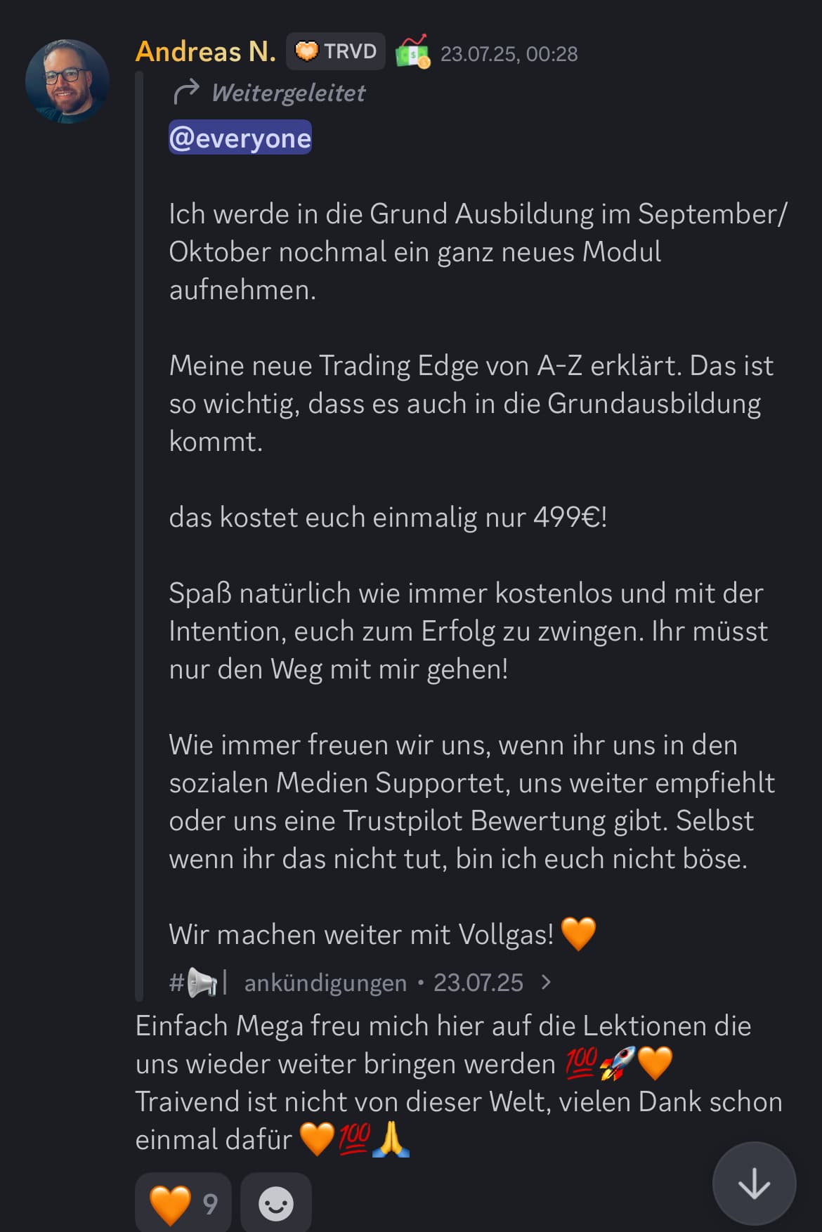 Feedback aus der Traivend Community