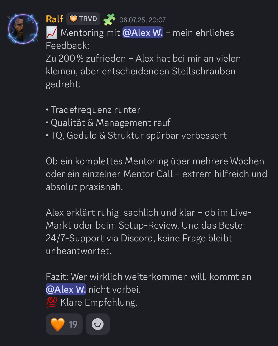 Feedback aus der Traivend Community